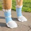 Disposable Foot Covers for Indoor Floor Protection Dog Boots, Waterproof Pet Paw Covers, Non-woven Fabric Portable Shoes Vet Visits Protectors