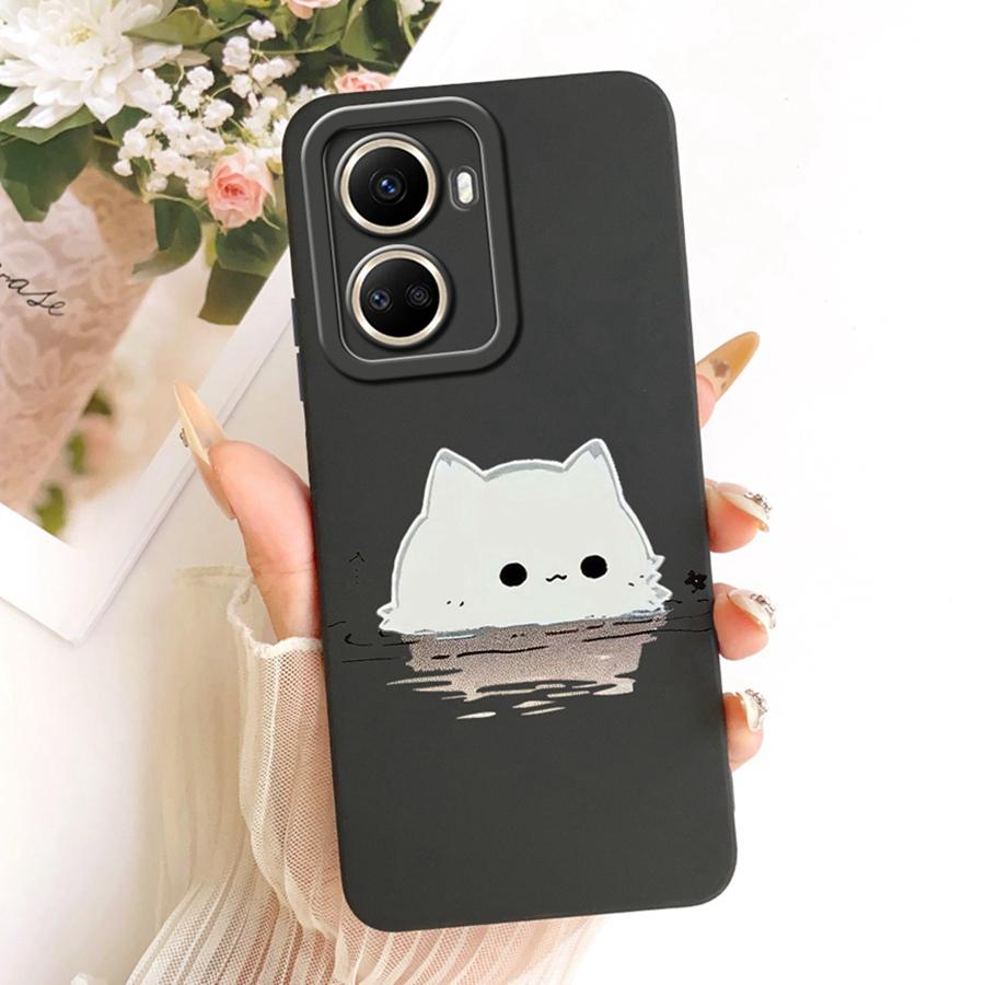 For Huawei nova 10 SE Case BNE-LX3 Soft Matte Camera Protective Bow flower Phone Case For Huawei Nova10SE Cover Coque 6.67''