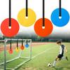 4PCS 6" Soccer Goal Target Training Discs, Adjustable Flat Spot Markers To Improve Football Shooting Accuracy for Practice