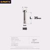 S-Parts Titanium Alloy M8 Special Bicycle Screws, Shock Absorber Screws, Multi-Color Bicycle Accessories Screws
