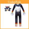 Supersonic Hedgehog Costume For Kids Anime Cosplay Jumpsuit With Mask And Gloves