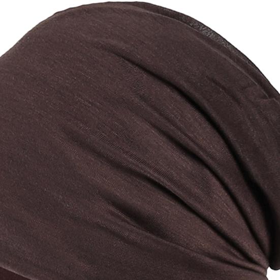Spring Fall Skull Beanie Baggy Unisex Solid Color Elastic Thin Protective Street Dance Brimless Running Beanie Hat Headwear