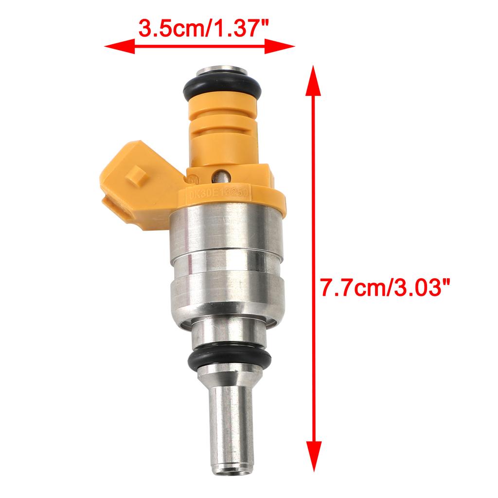 1 stuks Brandstofinjectoren 0K30E13250 passen Kia Rio 1.6L L4 2001-2005 FJ640