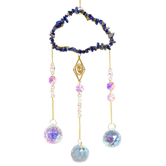 Suncatcher Wind Chime Pendentif Couleurs vibrantes Belles réflexions Arc-en-ciel Faux Cristal Fait à la main Jardin Fenêtre Pendentif Adulte Sex Wear
