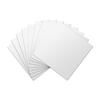 25pcs 1mm Thick Acrylic Mirror Wall Sticker Silver DIY Mirror Sheet Wood Cabinet