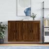 Vidaxl Wall Cabinets, 2 Pcs, Brown Oak, Wood-Based Material