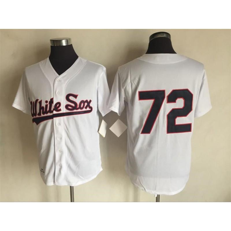Camiseta de Béisbol Vintage Chicago White Sox Unisex Bordada Top Deportivo Ropa Casual Ropa para Aficionados