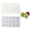 8/15 Cavity Pudding Mold Heat Resistant Baking Mold Portable Apple Silicone Mold  Chocolate