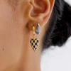[POPTS] Basic Octagonal One-Touch Earrings OTE122530QWW