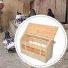 Pigeon Feeder Bird Feeding Bowl Supplies Wood Chicken Food Dispenser for Chicks Pigeons