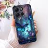 For Motorola Moto G86 Power Cute Flower Butterfly Cat Painted Case For Moto G86 G86Power Black Silicone Soft Phone Cases
