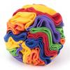 Neat Plus Dog Nose Work Ball Toy Ball Snack Snack Ball, Rainbow-15cm