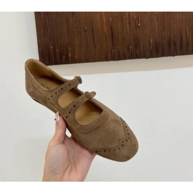 Nieuwe Mary Janes Flats Schoenen Ballet Casual Sneakers Dames Sandalen Loafers Trend Ondiep Jurk Suède Comfort Zapatos Mujer