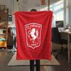 FC Twente Flanellen Deken, Hoge Kwaliteit, Comfortabel voor Alle Seizoenen, Woondecoratie, Warmte en Comfort