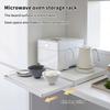 1Pieces Kitchen Countertop Pull-Out Organizer, Drawer Push-Pull Shelf Microwave Oven Bottom Rack Outdoor Tableware