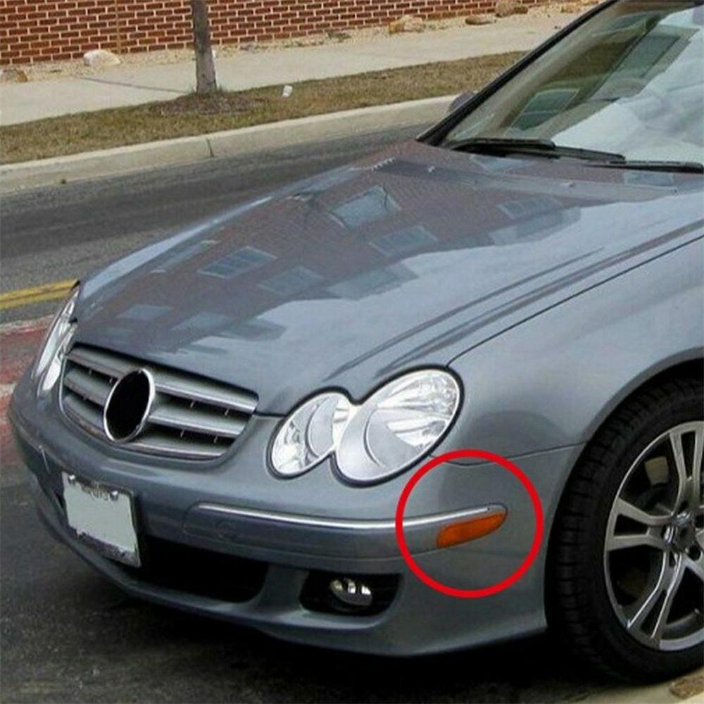 Pair Front Side Marker Light Turn Signal Lamp For 03-09 Mercedes CLK 320 350 500