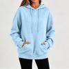 Women's Fashion Long Sleeve Color Hoodie Casual Pullover for Everyday Wear
