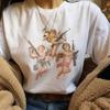 Angel 90S Fashion T Shirt Women Kawaii Print Short Sleeved O Neck T Shirt Vintage Wegoe