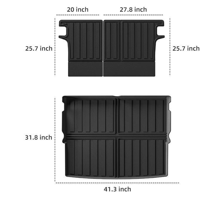 Compatible TPE Floor and Trunk Mats for Nissan Kicks '25 Models
