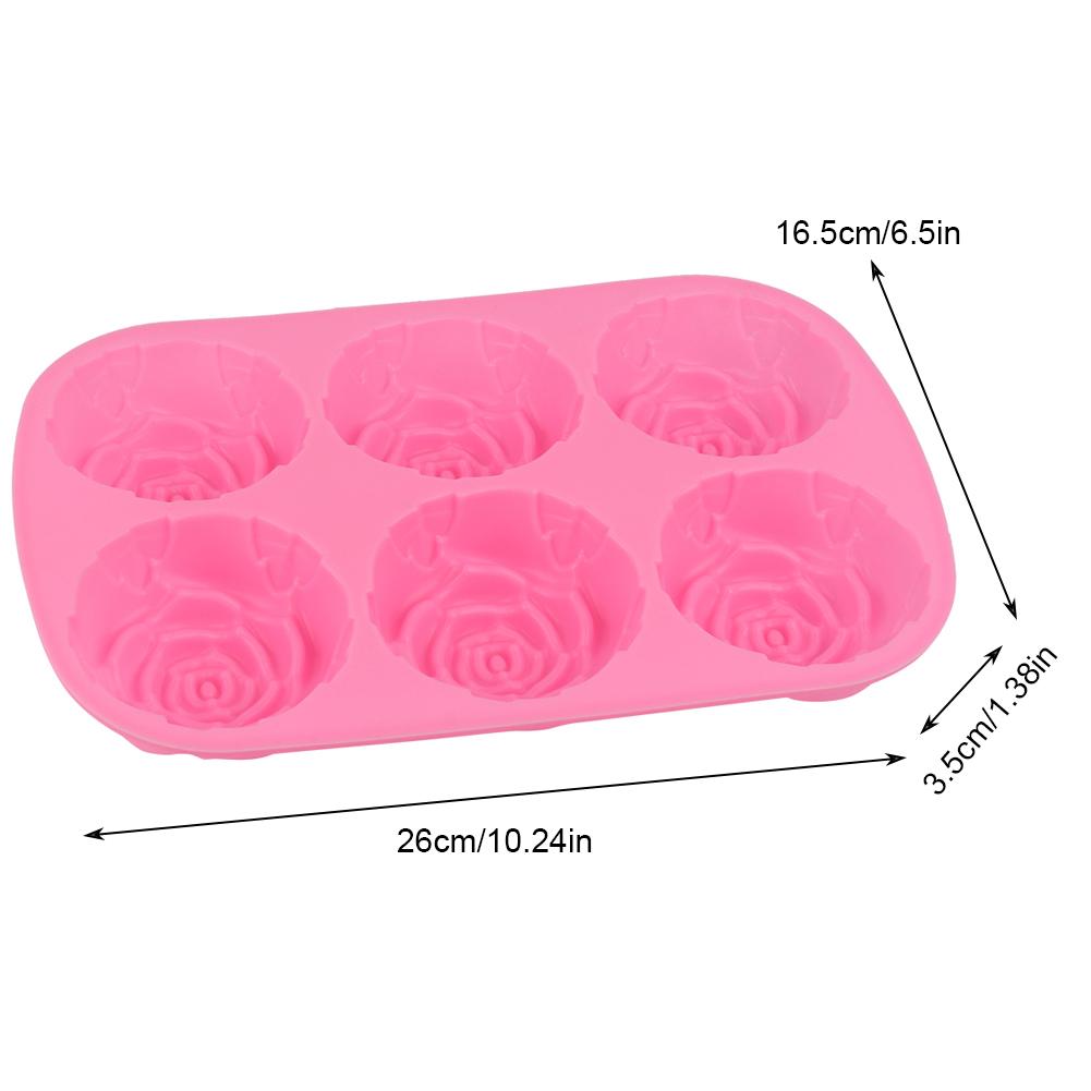 Chocolate Cake Mold, Silicone Baking Tray for Desserts, Puddings and More, Pink, Microwave Safe for , Baking Brd, Baking Tray, Decorati