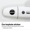 Car Door Keyhole Lock Cylinder Protective Cover Sticker for Kia Rio K5 K2 Sportage Ceed Sorento Picanto Stinger Soul Udrgf
