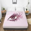 Fitted Sheet Mattress Cover With Elastic Band Bed Sheets Bedding Linens Queen King Size Bedsheet 90/160X200CM Magical Lash