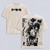 Reze Chainsaw Man Manga T-shirt Harajuku Anime Vintage Lavé T-shirt Hommes Femmes Vêtements Été Décontracté Lâche Coton T-shirts Vêtements