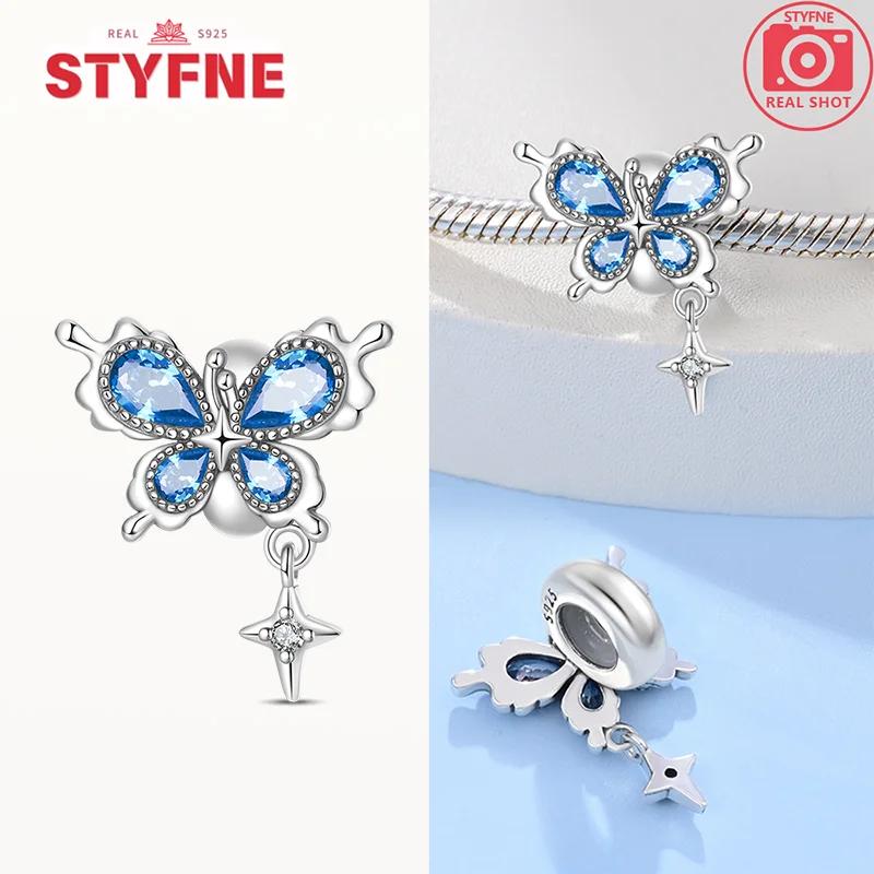 Charm Bead Charms Plata copper Colors Butterfly Flower Bead Charms Compatible With Authentic Bracelets Do It Yourself Fine Jewellery Gift for Women