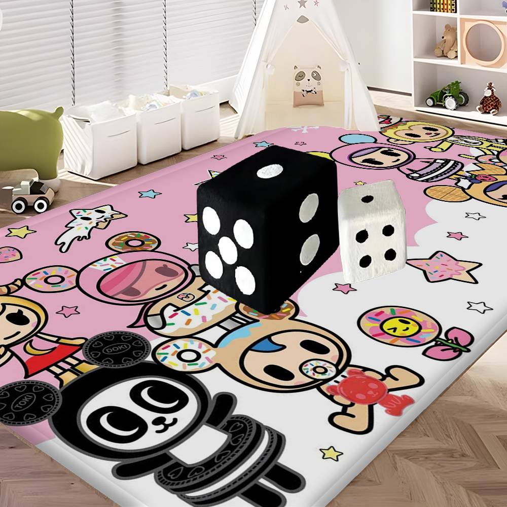 Cartoon T-Tokidoki Kitchen Mat Kids Room Bedroom Decoration Balcony Anti-Slip Doormat Living Room Alfombra
