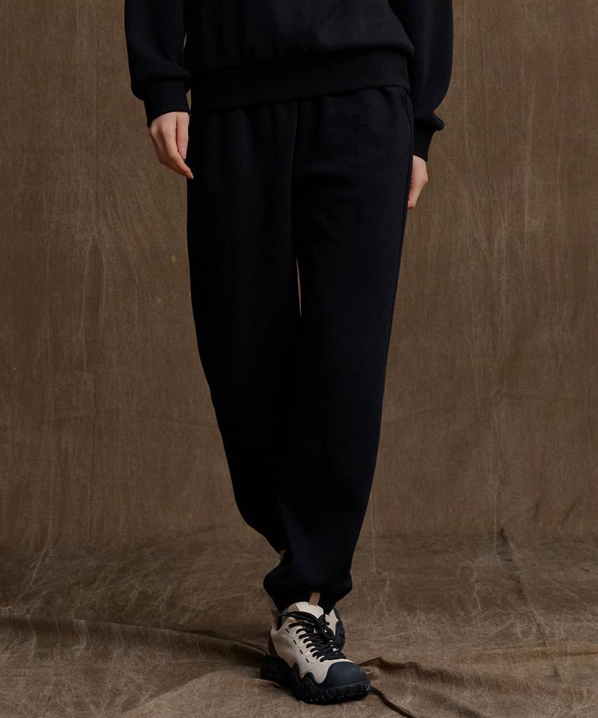 CHASECULT Unisex Mink Fleece-Lined Jogger Pants - Black