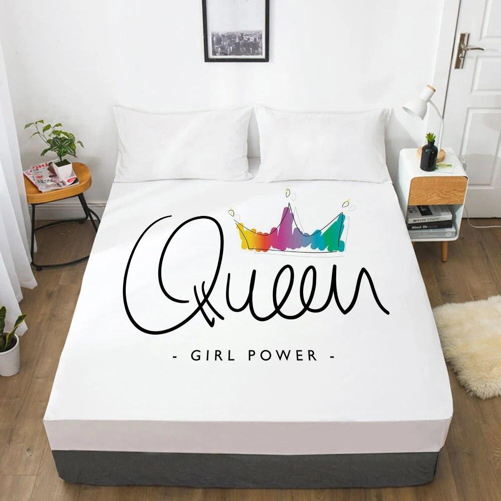 Fitted Sheets Mattress Cover With Elastic Band 3D Bed Sheet Linens 200x220 200x200 Bed Sheet Eiffel Tower Customize Size Design