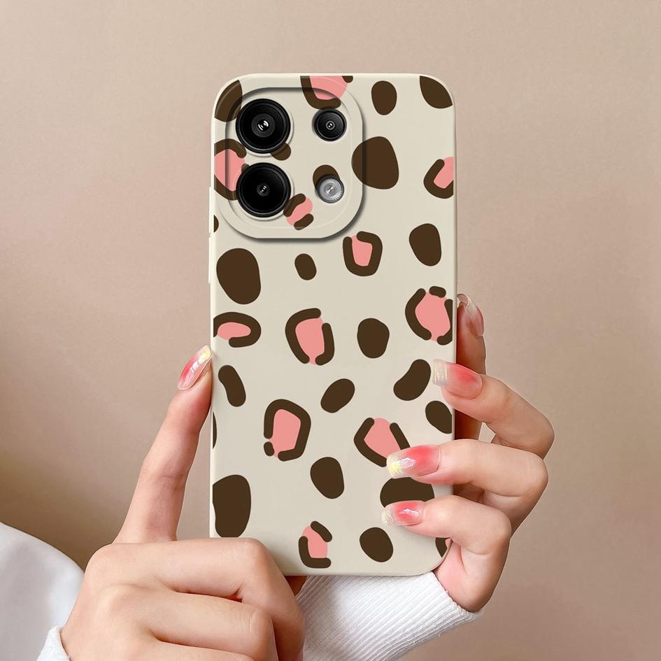 Phone Covers For Xiaomi Redmi 13 A3 4G Note 13 Pro 13R Turbo 3 Housing Silicone Soft Fashion Labels Screen Protector Matte Phone Cases Shell For Redmi