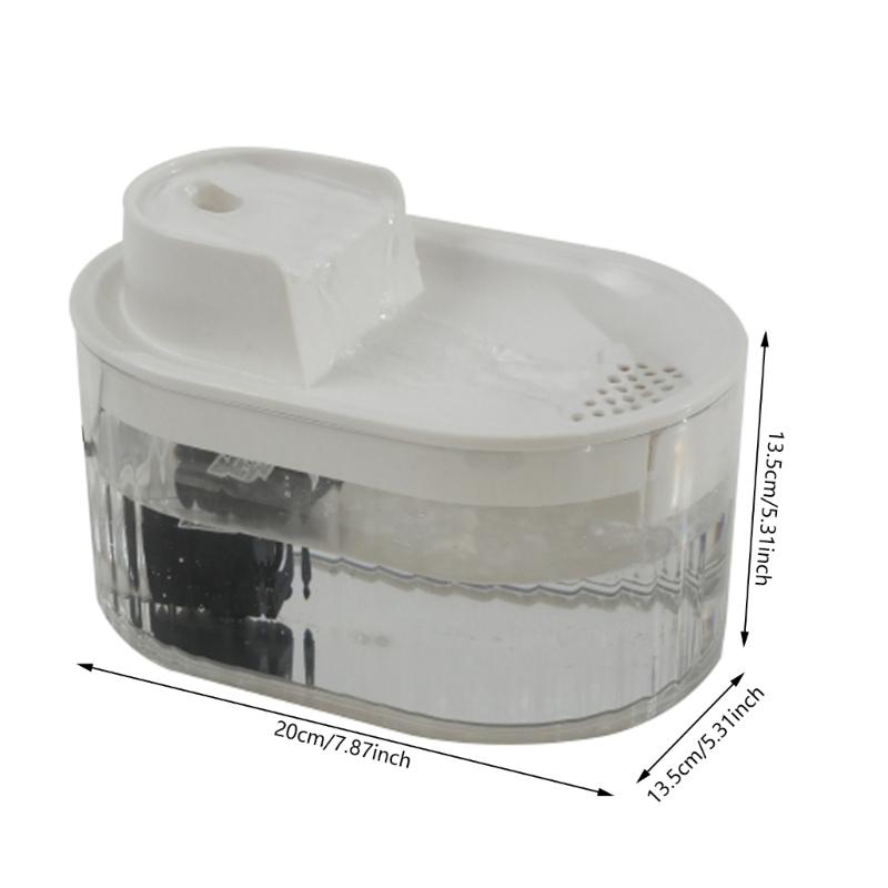 Cats Water Dispenser Quiet Auto Water Fountain for Indoor Pet Easy To Clean