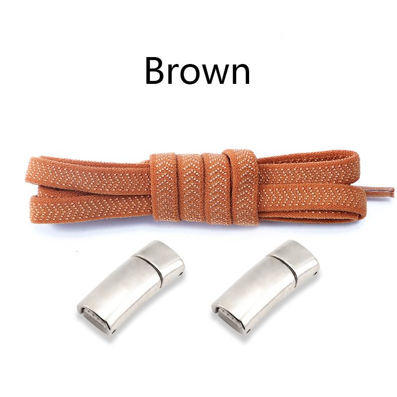Nieuwe Magnetische Lock Schoenveters zonder strikken Kinderen Volwassenen Elastische Veters Sneakers 8mm Dikke Platte Schoenen Geen Strik Schoenveters Schoenen Accessoires