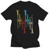 Retro Jazz Muziek Trompettist Cadeaus Trompet T-shirts Grafisch Katoen Streetwear Korte Mouw Verjaardag Zomer T-shirt Herenkleding