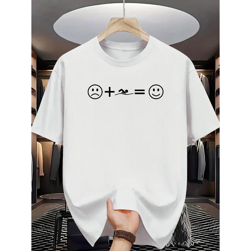 Herren T-Shirt mit kurzen Ärmeln, Essentiell für Fitness und Sport, Rundhals, Entspannte Passform, Oversized, Cool, Lässig und Modisch