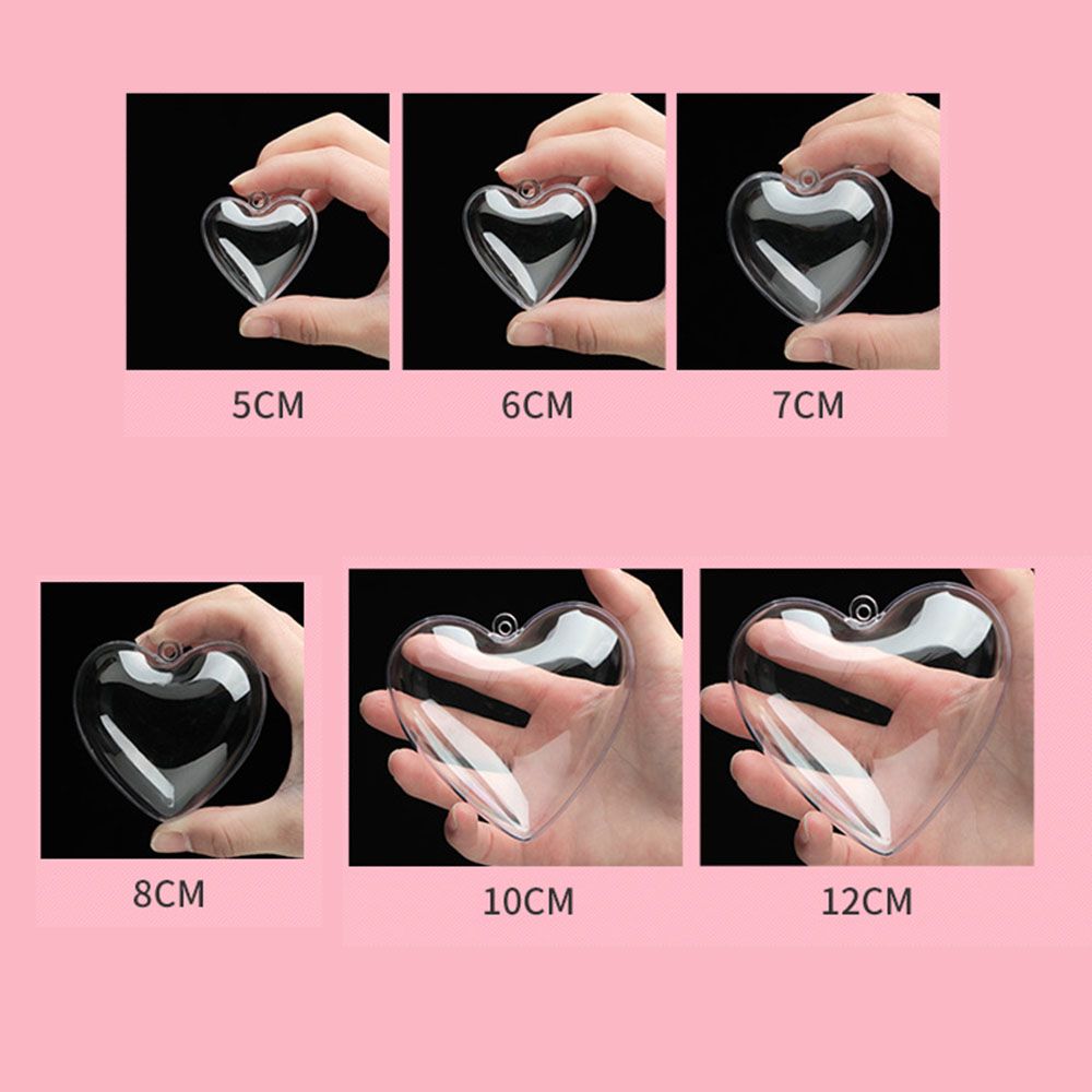 Bomb Acrylic Mold Plastic Heart-shaped Ball Food Packaging Candy Box Packaging Creative Sugar Box