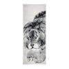 Ukiyo-e Tenugui Towel - Nagasawa Rosetsu "Tiger On Kinzan Muryoji Temple Screen" - Vertical Pattern, 100% Cotton, Made In Japan, Tokka Fabric