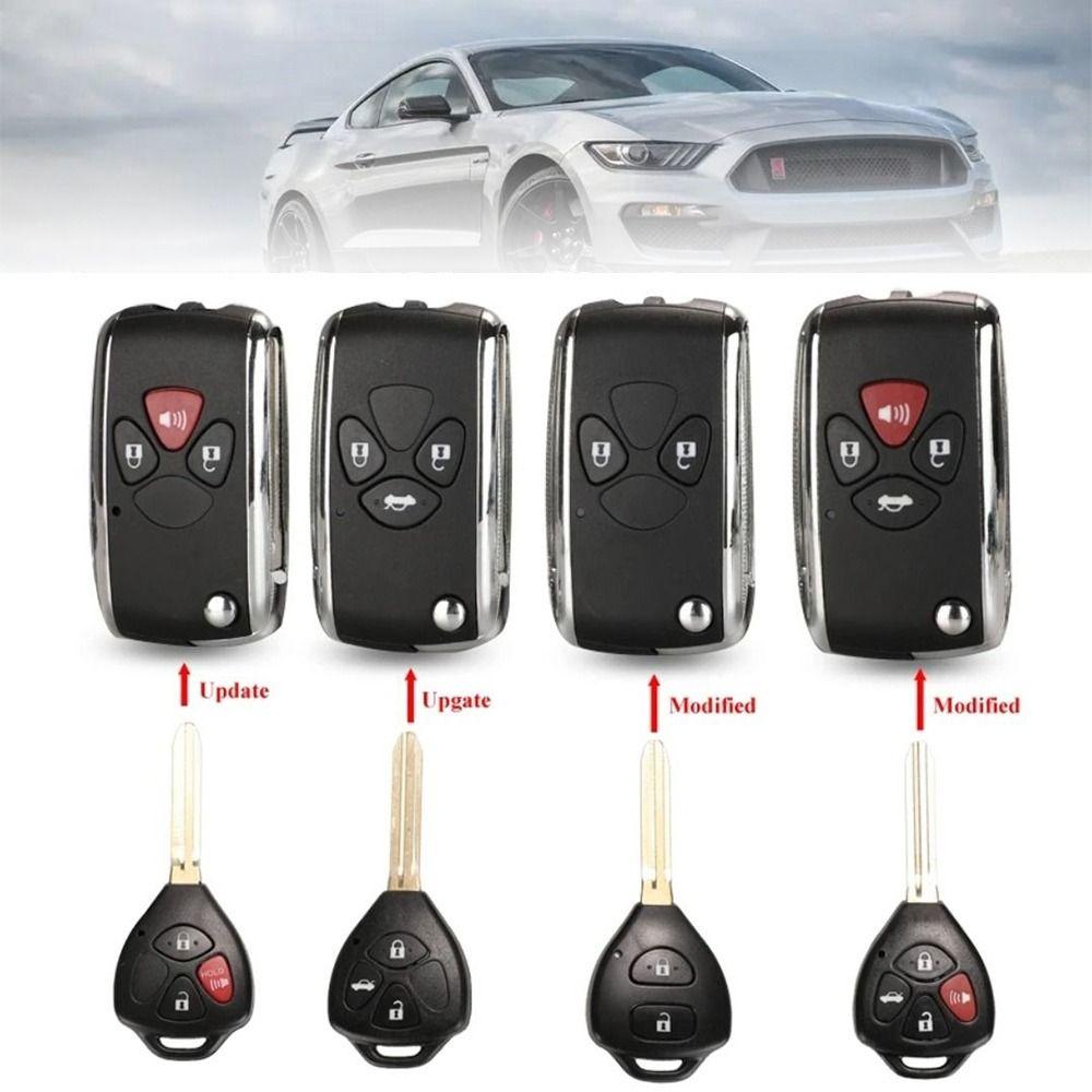 Modifiziertes Fernbedienungsschlüsselgehäuse für Toyota/Avlon/Crown/Corolla/Camry RAV4/Reiz/Yaris/Prado Autozubehör