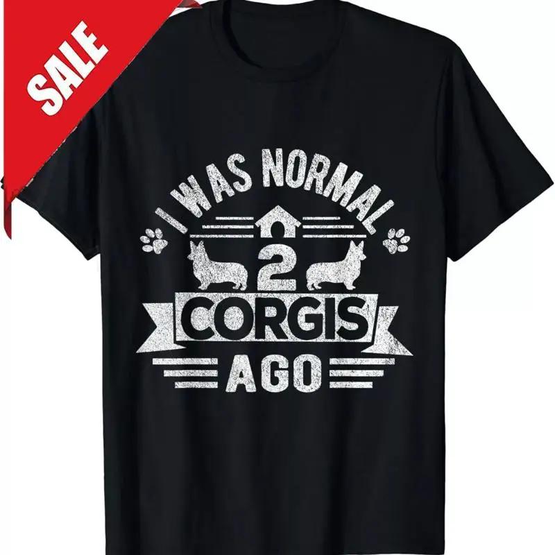 Funny 2 Corgis Dog Owner Corgi Mom Corgi Dad Retro Vintage Gift Unisex TShirt