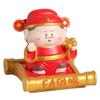 Creative God of Wealth Phone Holder: TV Drama-Themed Desktop Decoration and Office Resin Ornament