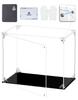COOLTAKU Figure UV Magnetic Magnetic Front Collection More Assembled Acrylic Display Stain Cleaning Cloth Figure Storage 30 X Depth 20 X Height Black