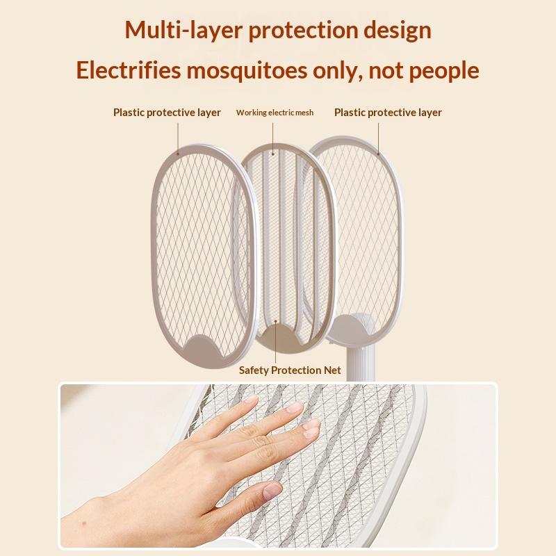 Foldable Electric Mosquito Killer Fly Swatter Trap Usb Rechargeable Mosquito Light Insect Killer With Uv Light