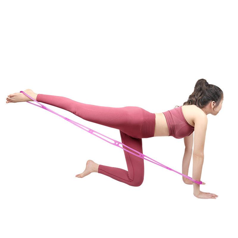 Seven-hole Tension Rope, Multi-functional Muscle Strength Trainer, Yoga Body Fitness, Stretching, Elastic and Flexible Tension