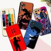 Svart TPU-skal för Xiaomi mi 12 lite pro S X 11lite NE 11i 11T Pro Redmi 10 10A 10C 4G 5G Space Cowboy Bebop