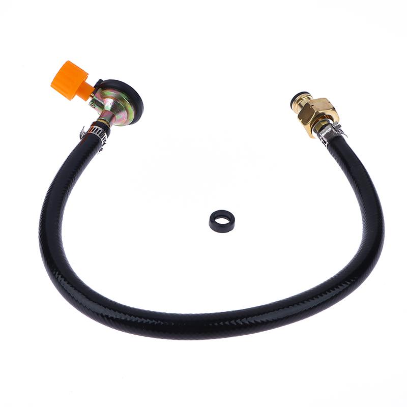 Gas Refill Adapter Leakproof Rubber Gas Refill Pipe Tube Cylinder Convertor Filling Tank Coupler Accessories Valve Braided Hose