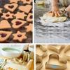 12Pcs/Set Stainless Steel Cookie Biscuit DIY Mold Star Heart Round Flower Shape Cutter Baking Mould Tools Fruit Cut Egg Mold