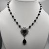 Gothic Victorian Medieval Fantasy Necklace With Geometric Pendant For Women
