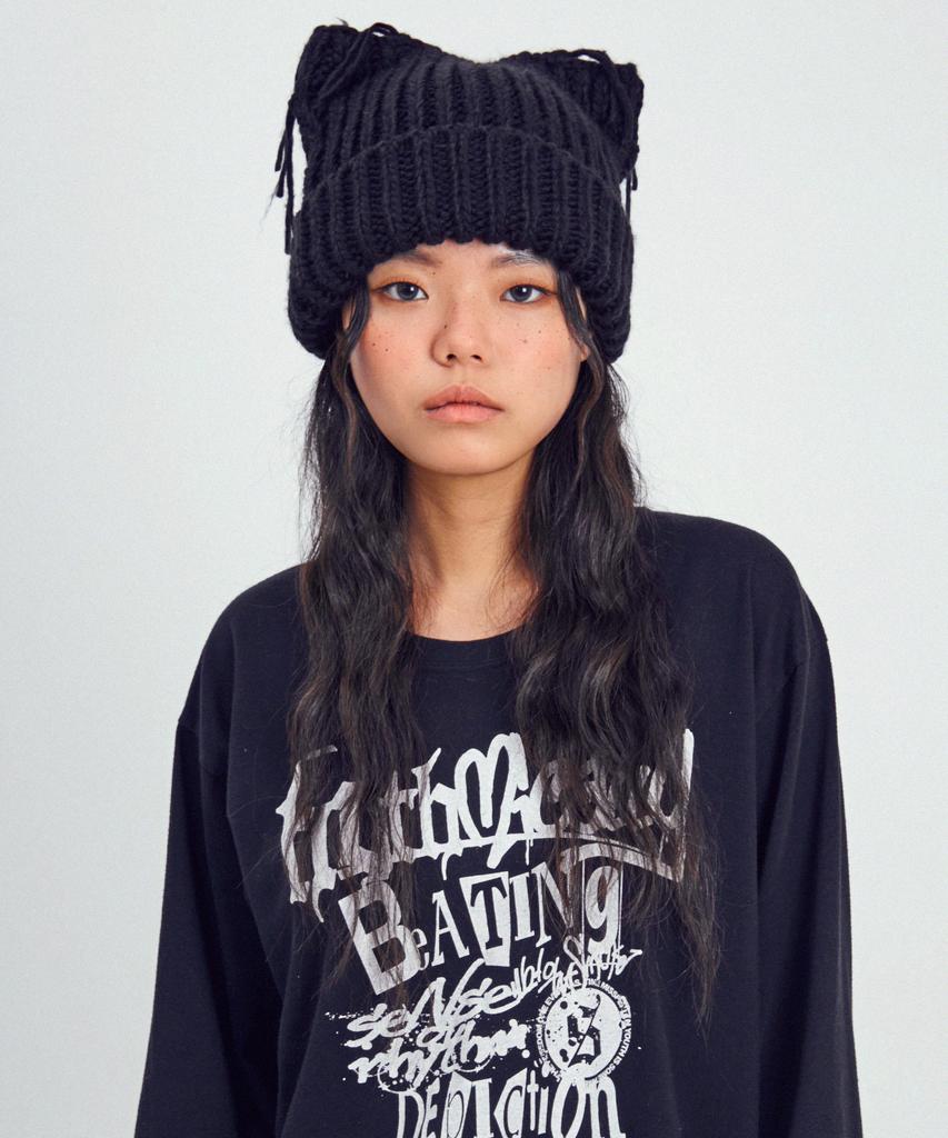 Seullipiseullib Bread Black Beanie