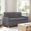 Sofa Dark Grey 156 X 81 X 87.5 Cm Polyester